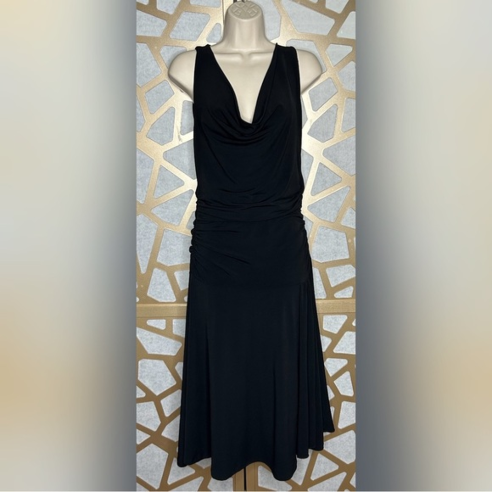 Velvet Torch Ruched Cowl Neck Sexy‎ Dress